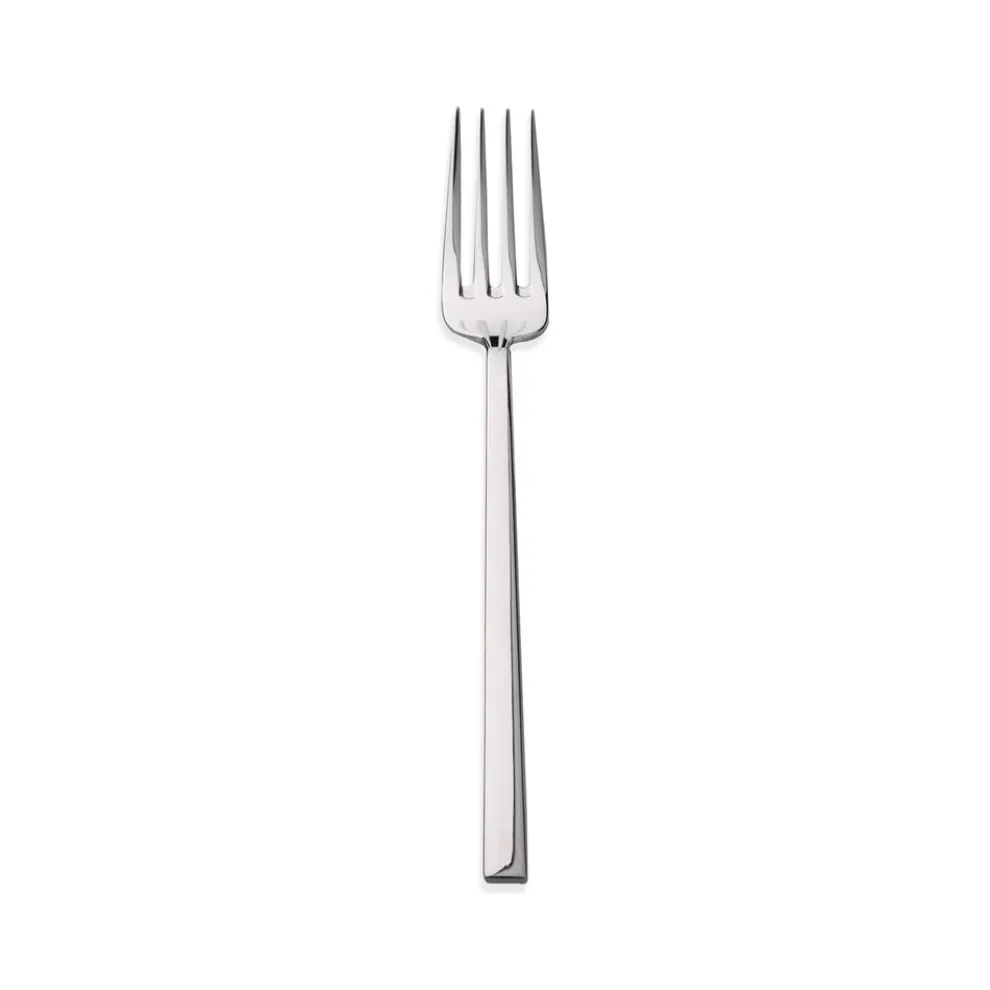 Karaca Flame Stainless Steel Dessert Fork, 18cm, Silver