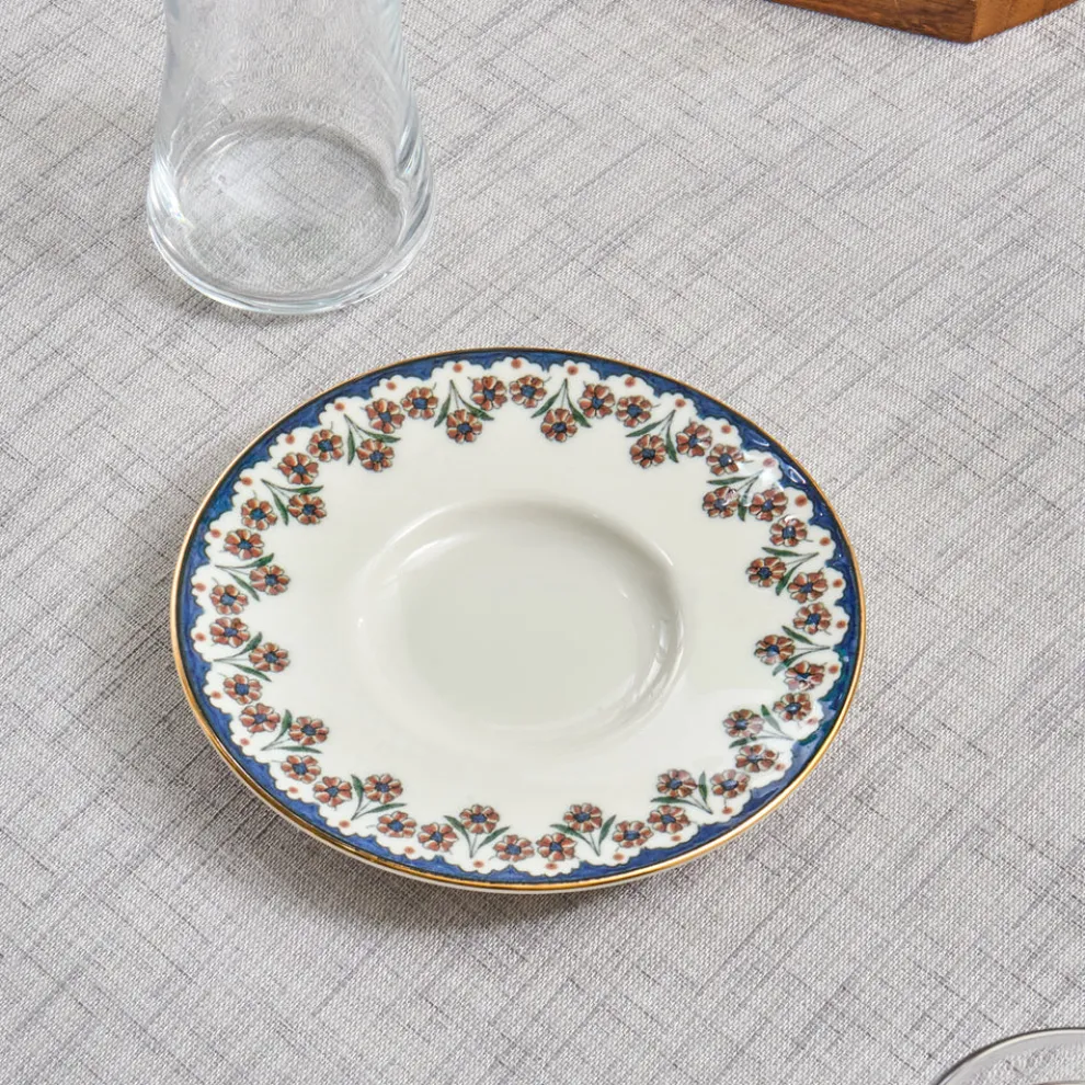 Karaca Florus 12-Piece Turkish Tea Set for 6 People, Multi