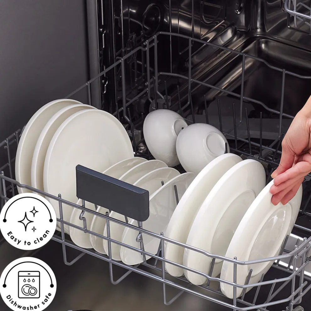 Karaca Forever Bone China Fika 22-Piece Serveware Set for 6 People, White