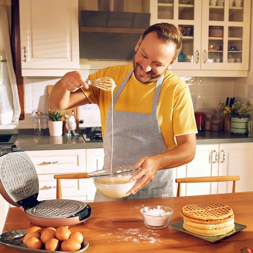 Karaca Funday Waffle Machine, Silver