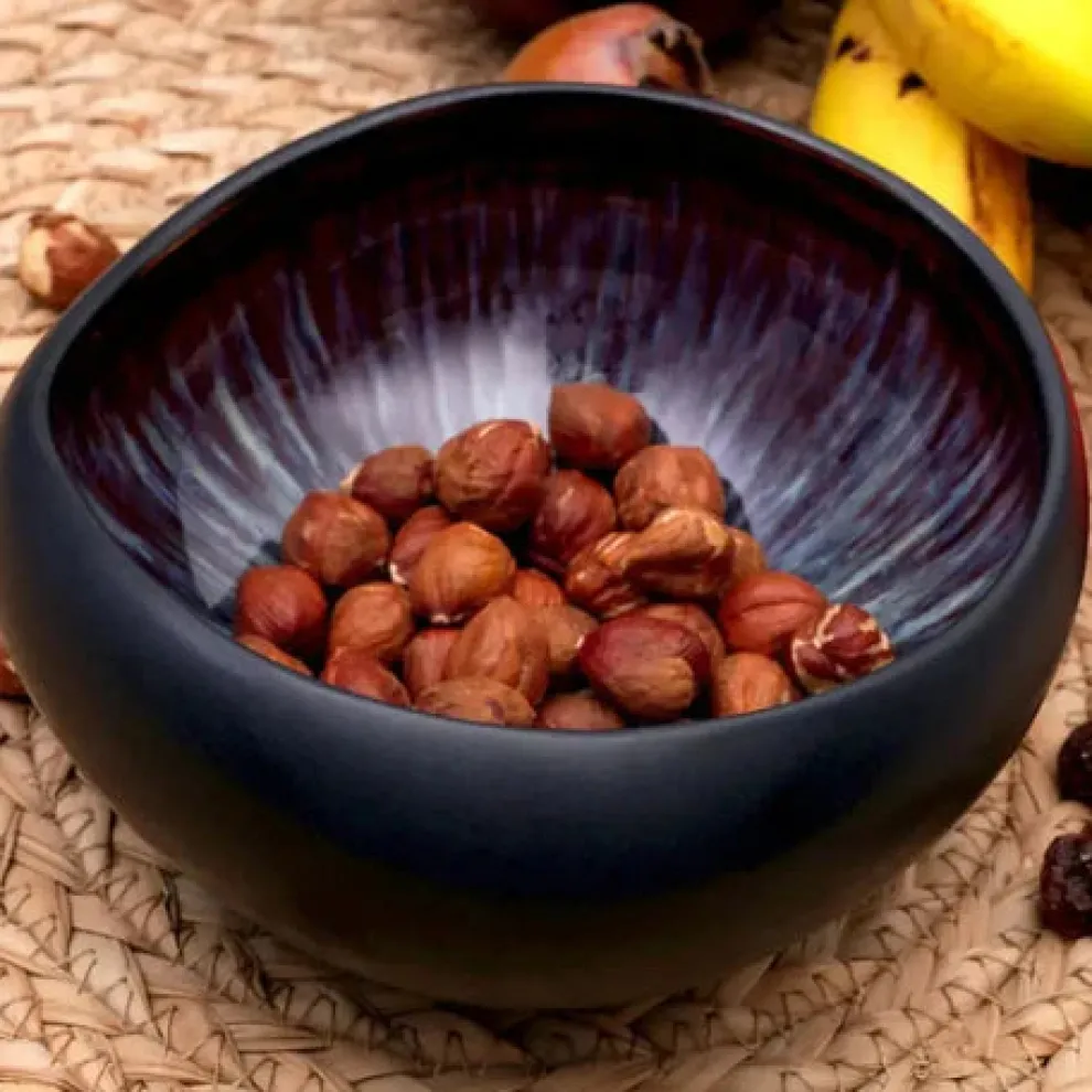 Karaca Galactic 4-Piece Reactive Glaze Bowl Set, Black