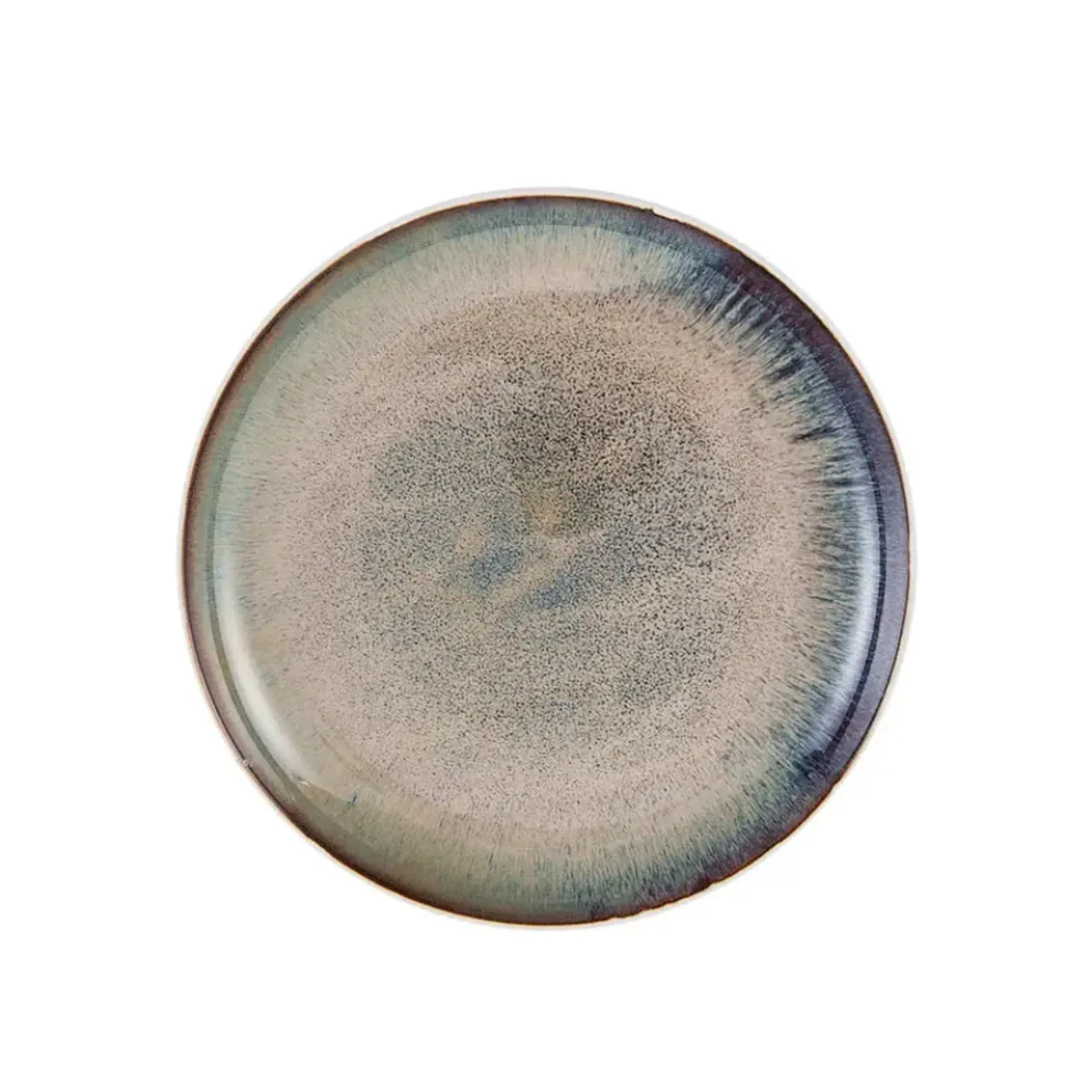 Karaca Galactic Reactive Glaze Dinner Plate, 27cm, White Multi