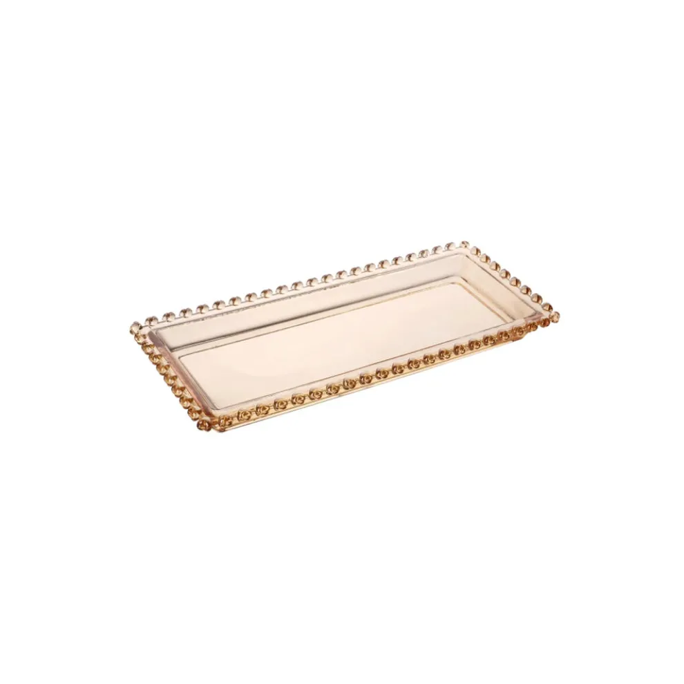 Karaca Glory Small Serving Platter, 30cm, Amber