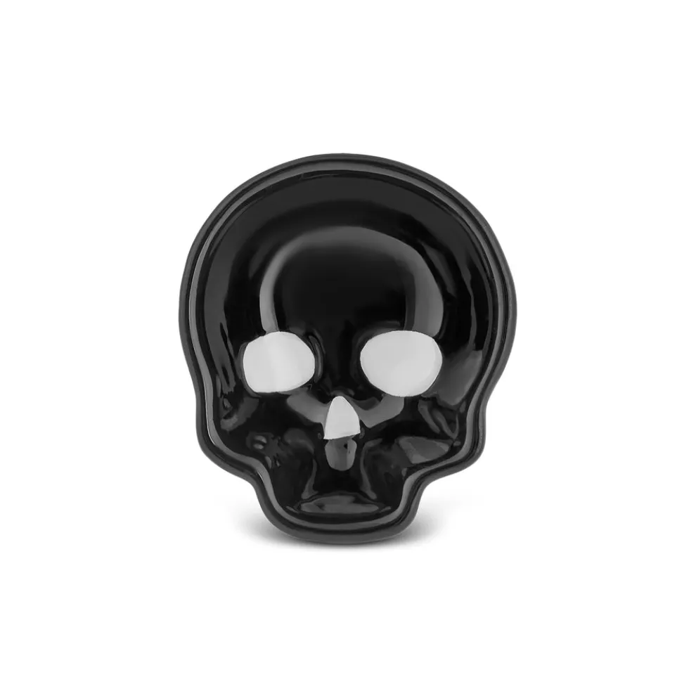 Karaca Halloween Bone Head Ceramic Snack Bowl, 7cm, Multicolour