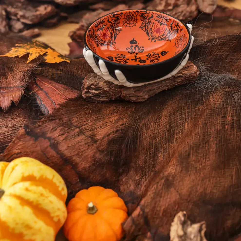 Karaca Halloween Cereal/Soup Bowl, 17cm, Multi