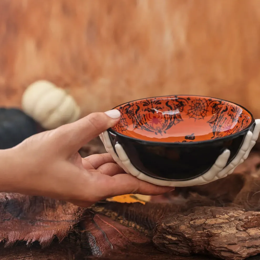 Karaca Halloween Cereal/Soup Bowl, 17cm, Multi