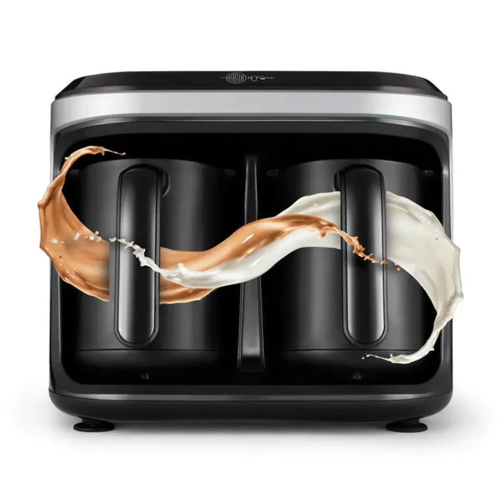 Karaca Hatır Hüps Duet Turkish Coffee Maker, 1400W, Silver