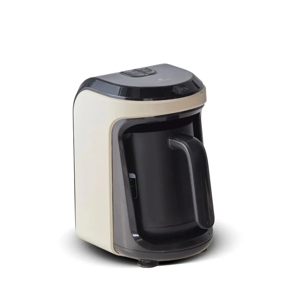 Karaca Hatır Hüps Turkish Coffee Maker and Milk Steamer, 535W, Cream