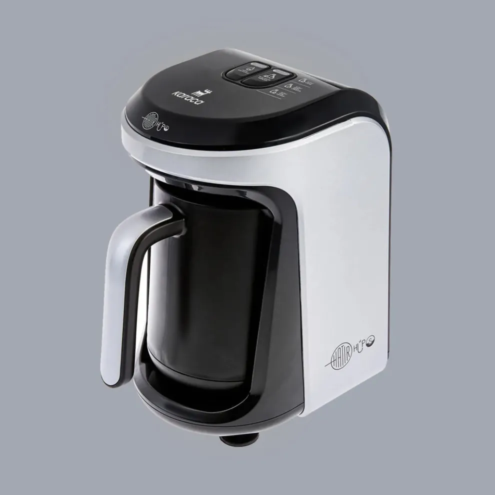 Karaca Hatır Hüps Turkish Coffee Maker and Milk Steamer, 535W, Silver