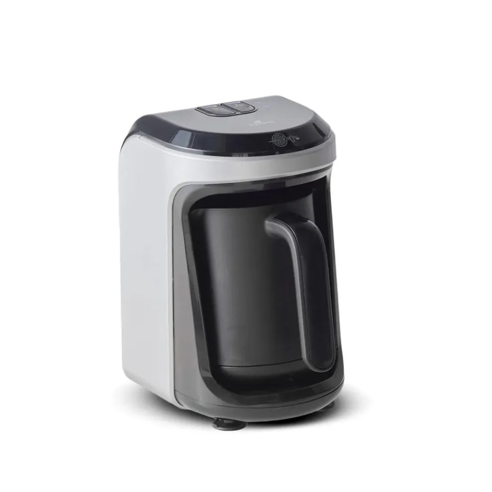 Karaca Hatır Hüps Turkish Coffee Maker and Milk Steamer, 535W, Pearl White