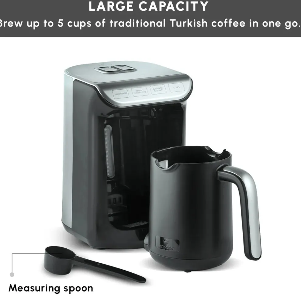 Karaca Hatır Köz Turkish Coffee Maker, 535W, Anthracite