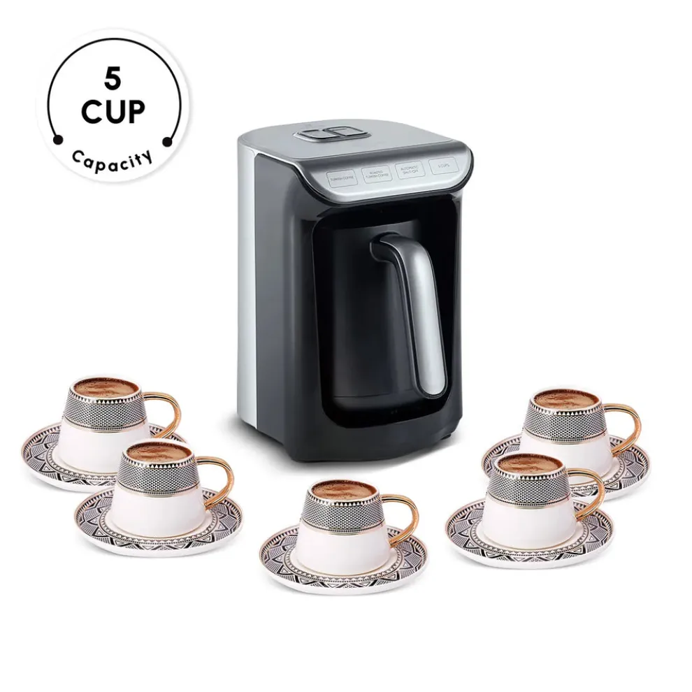 Karaca Hatır Köz Turkish Coffee Maker, 535W, Anthracite