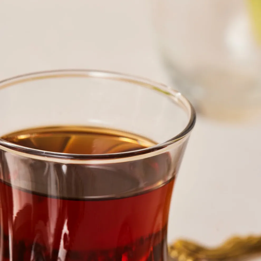 Karaca Heybeli 6-Piece Tea Glass Set for 6 People, 170ml