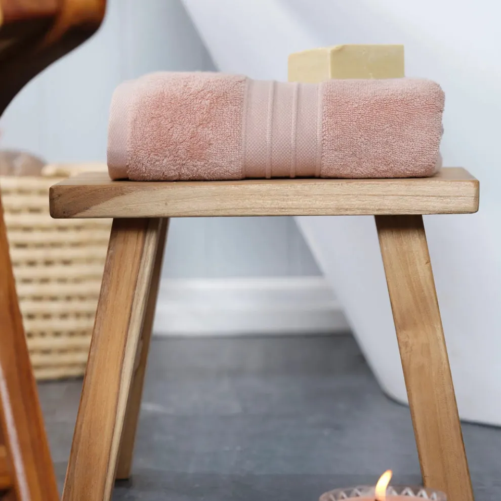 Karaca Home 100% Turkish Cotton Hand Towel, 50cmx90cm, Pink