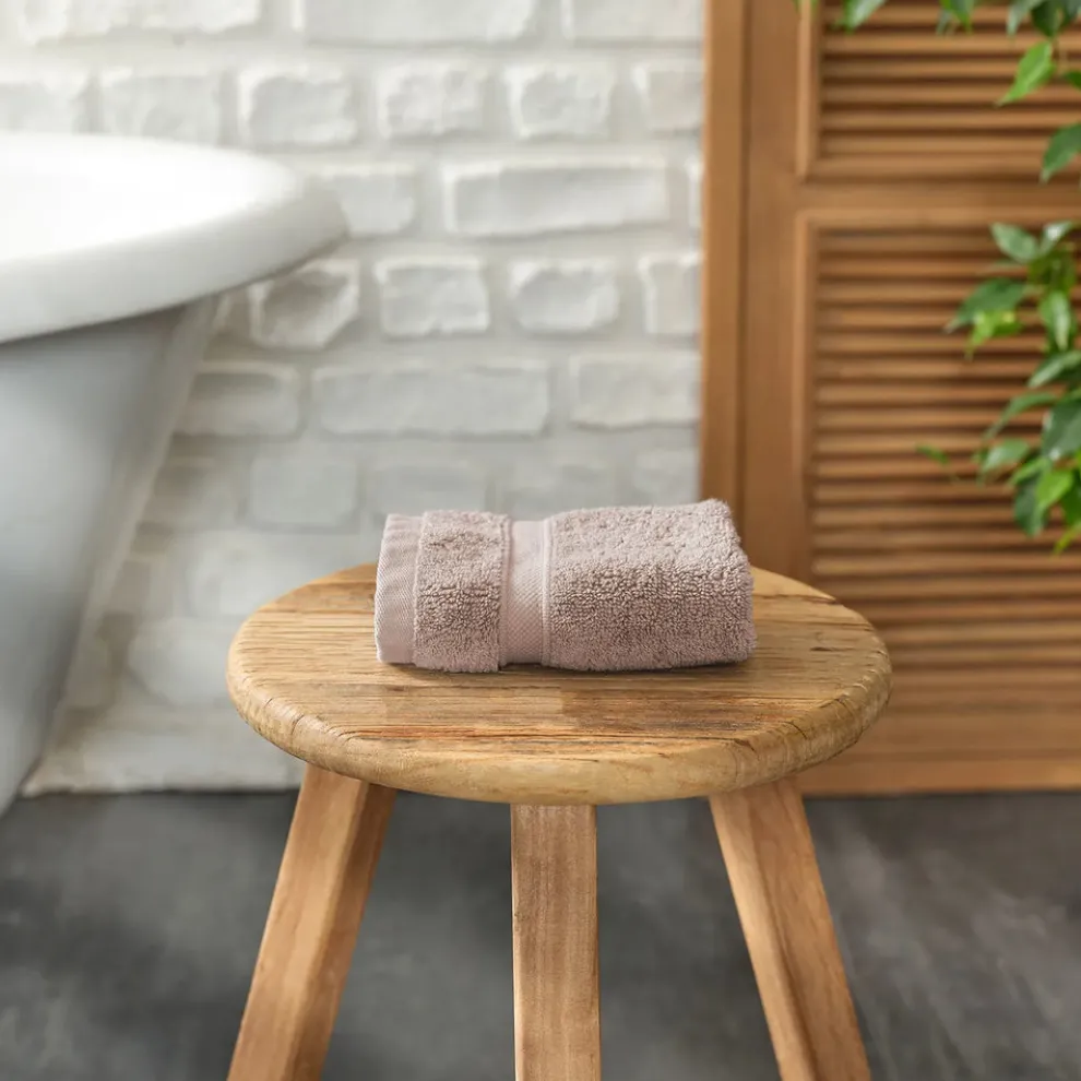 Karaca Home 100% Turkish Cotton Face Towel, 30cmx30cm, Stone