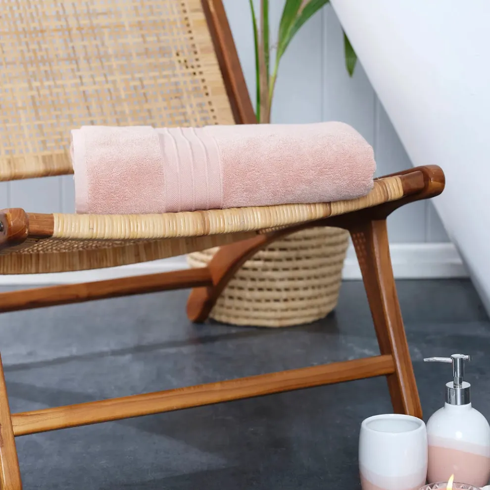 Karaca Home 100% Turkish Cotton Bath Towel, 85cmx150cm, Pink