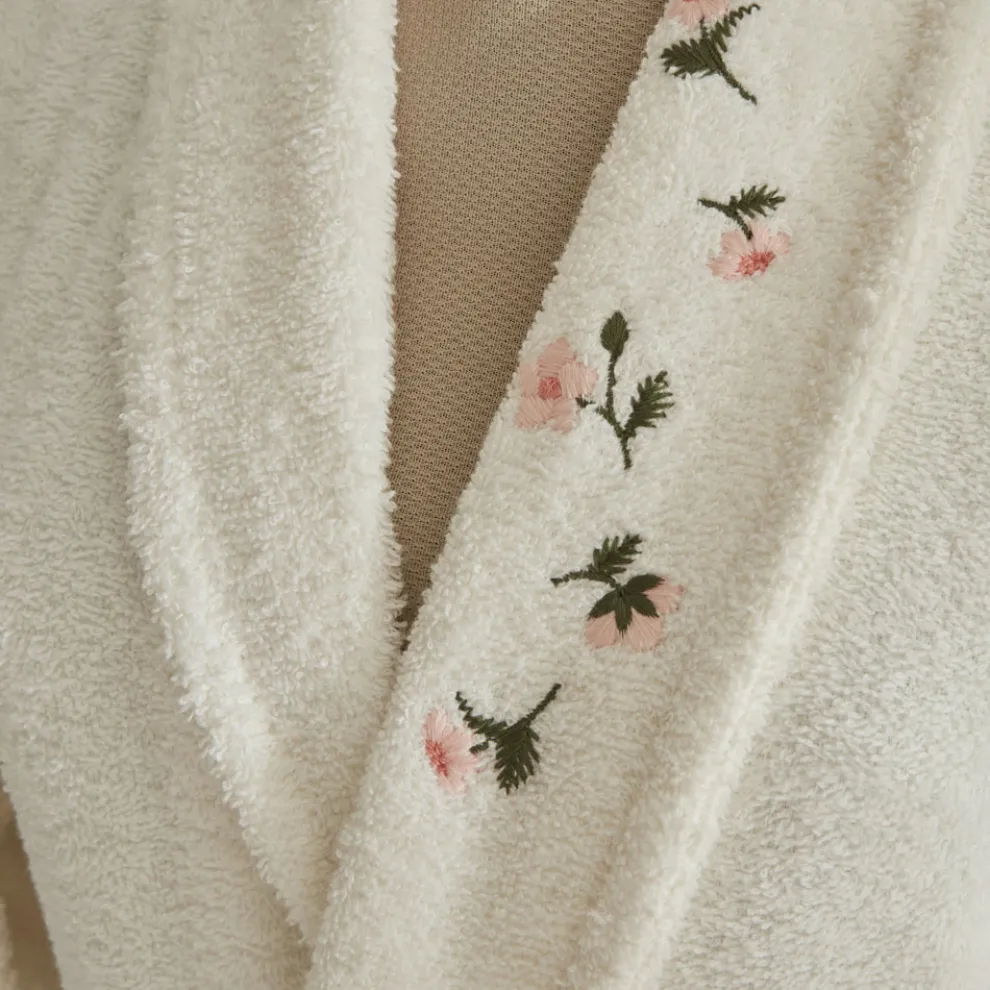 Karaca Home Allen 6-Piece 100% Turkish Cotton Family Bathroom Set, Offwhite