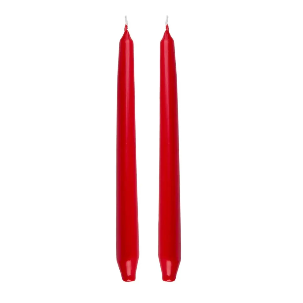 Karaca Home Andy 2-Piece Candle, 24cm, Red