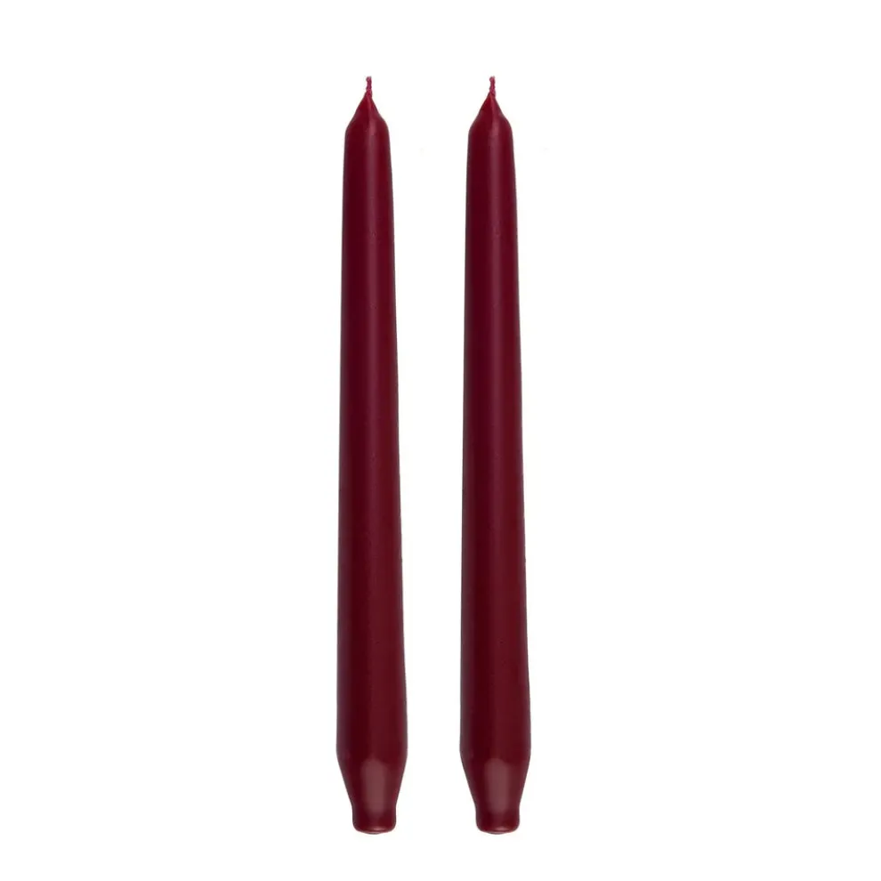 Karaca Home Andy 2-Piece Candle, 24cm, Burgundy