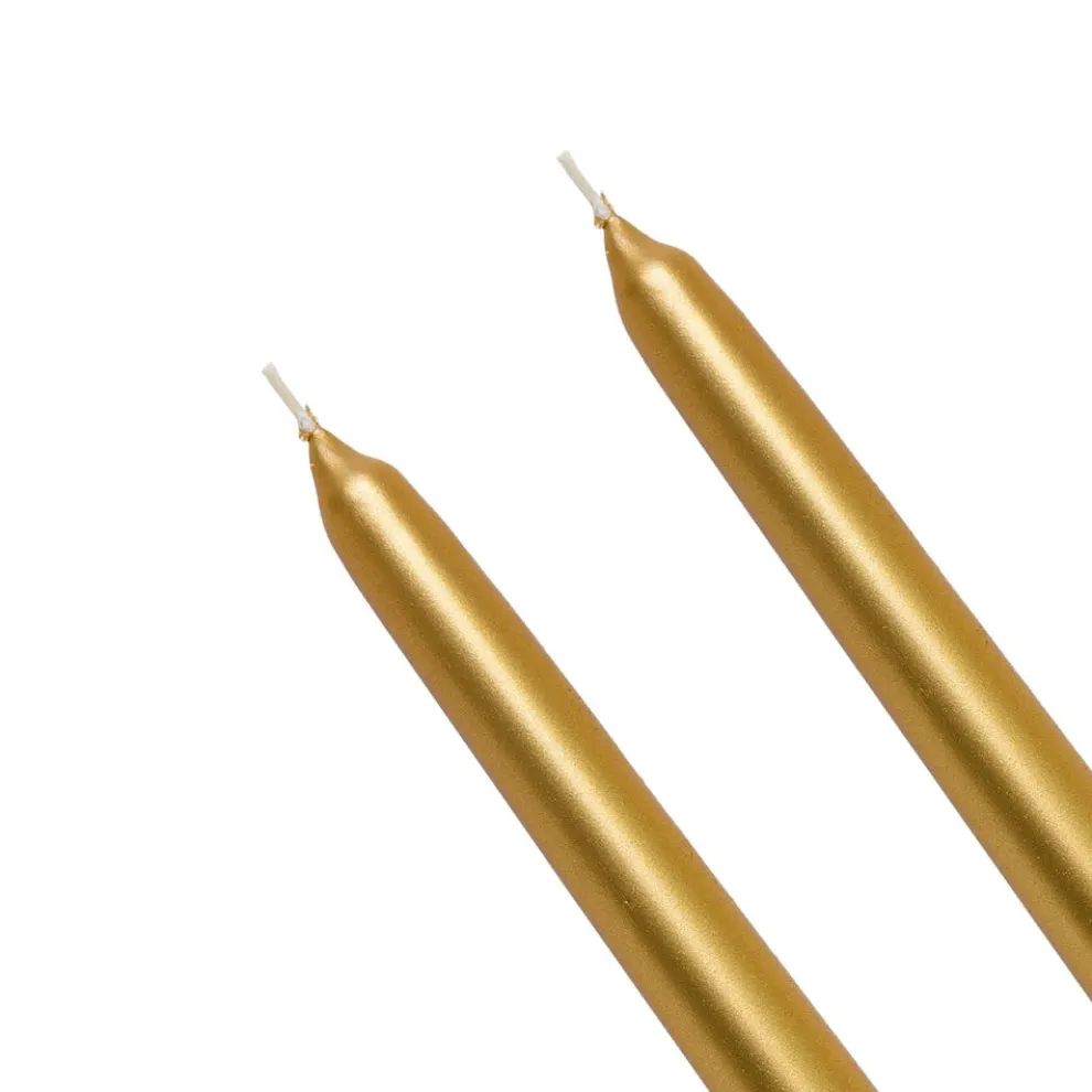 Karaca Home Andy 2-Piece Candle, 24cm, Gold