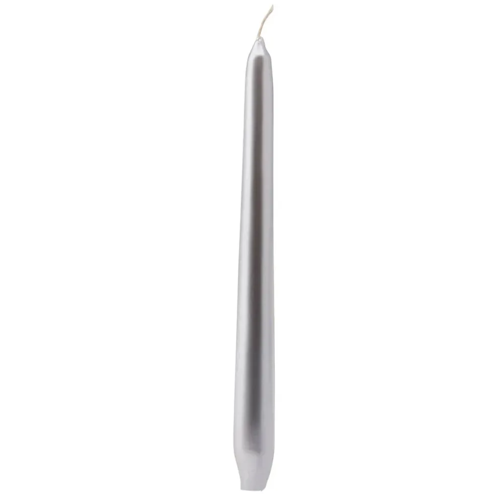 Karaca Home Andy 2-Piece Candle, 24cm, Silver