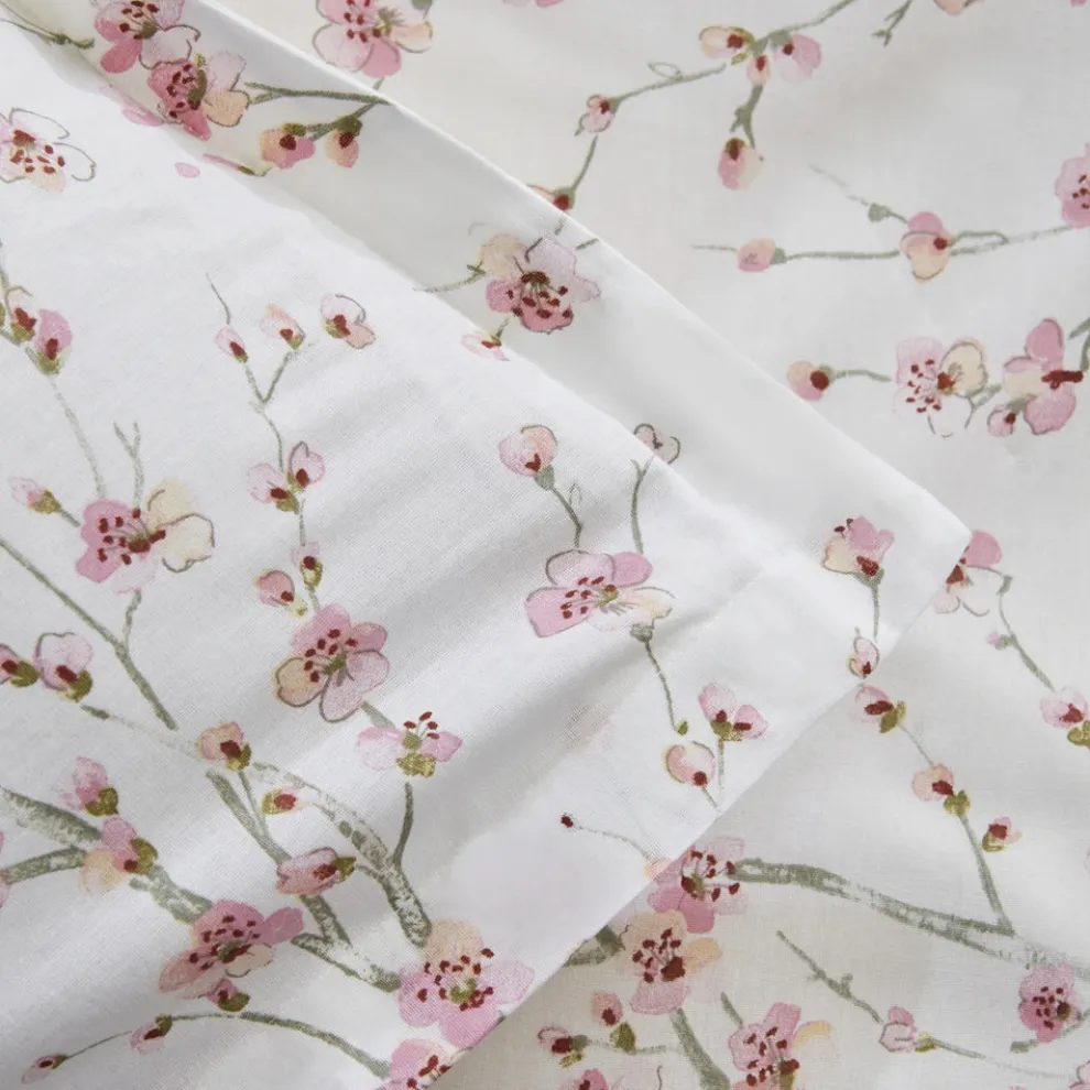 Karaca Home Annata 100% Turkish Cotton Bedding Set, Double, Somon