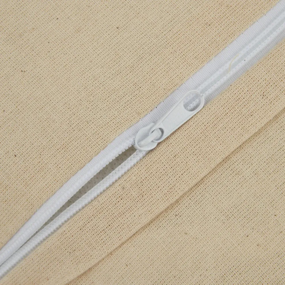 Karaca Home Arven Filled Cushion, 43cmx43cm, Ecru