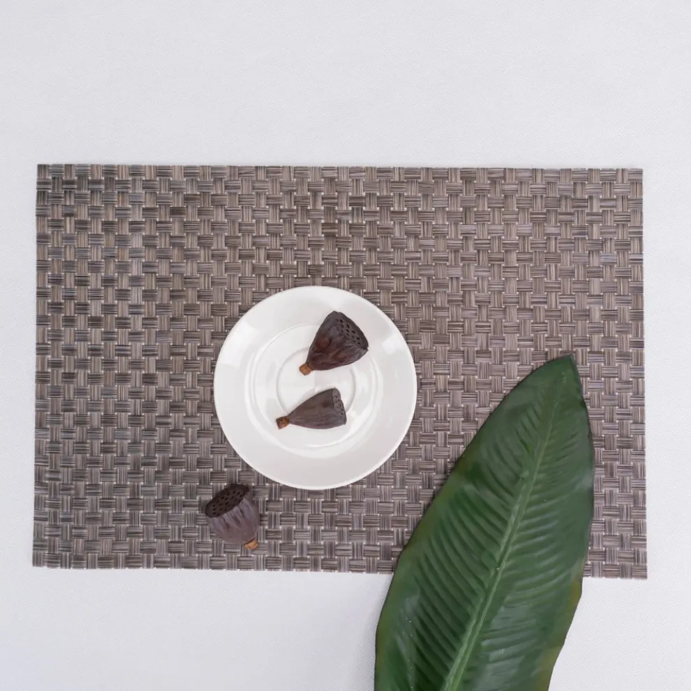 Karaca Home Baldwin 2-Piece American Placemat, 30x45cm, Copper