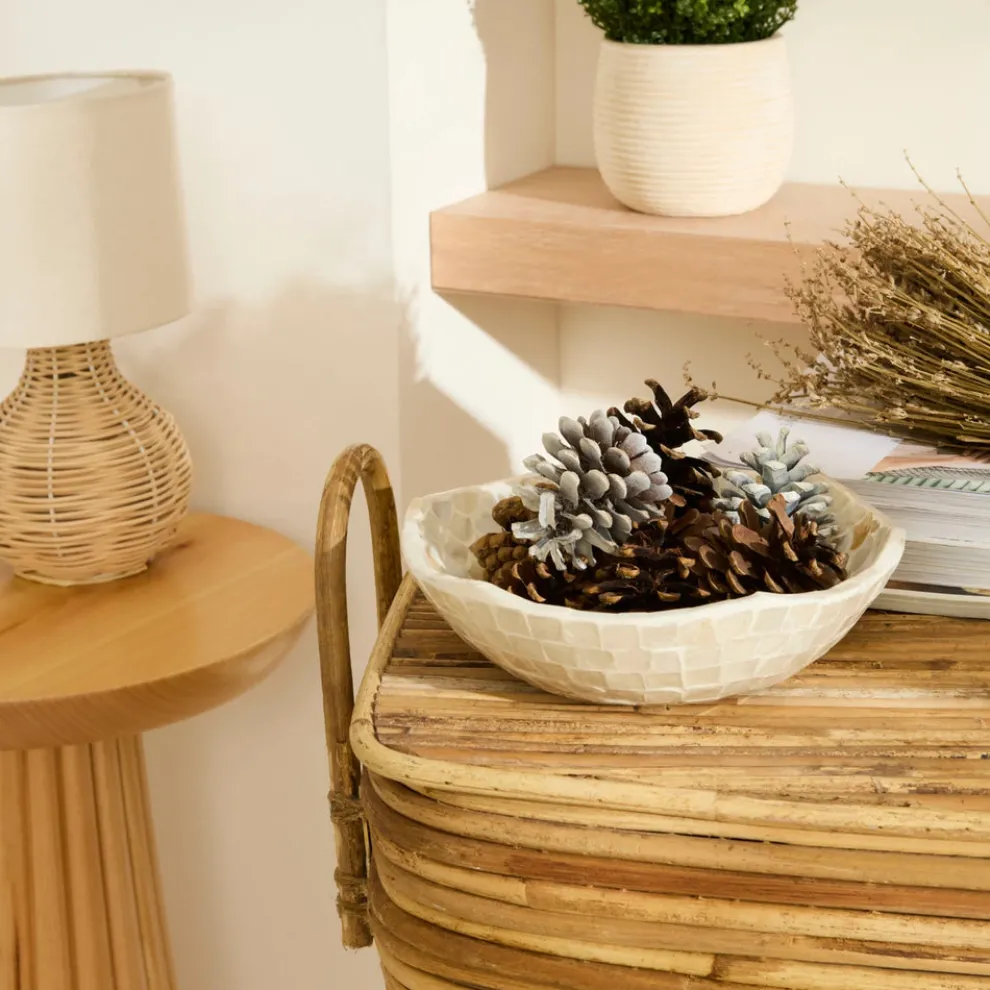 Karaca Home Carrie Decorative Plate, 22cm, White