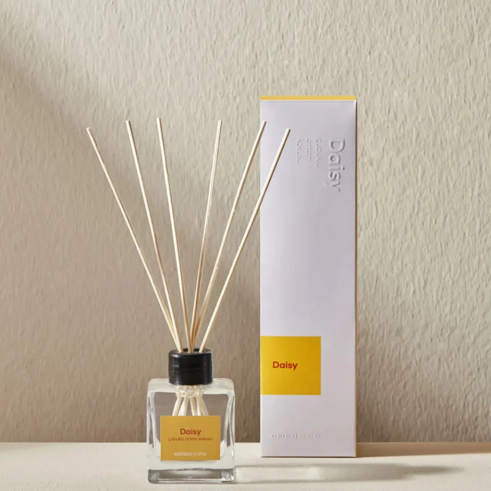 Karaca Home Daisy Reed Diffuser, 100ml, Yellow