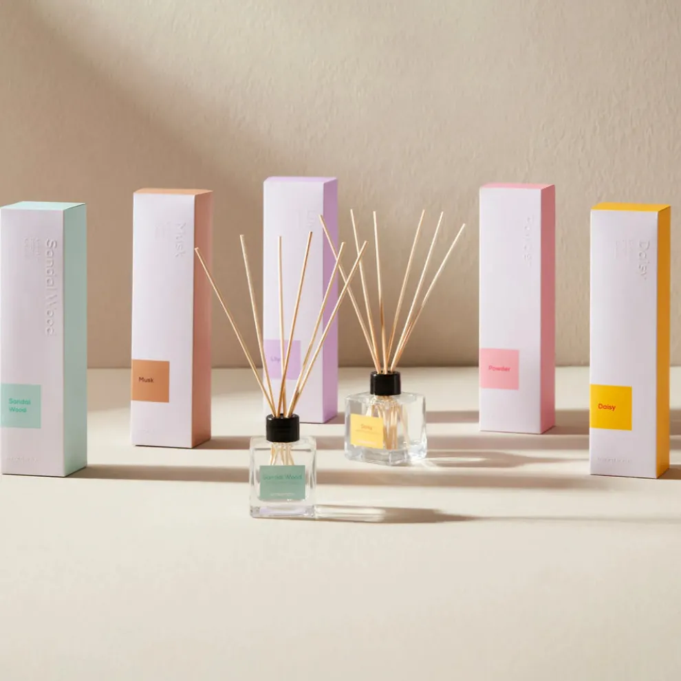 Karaca Home Daisy Reed Diffuser, 100ml, Yellow