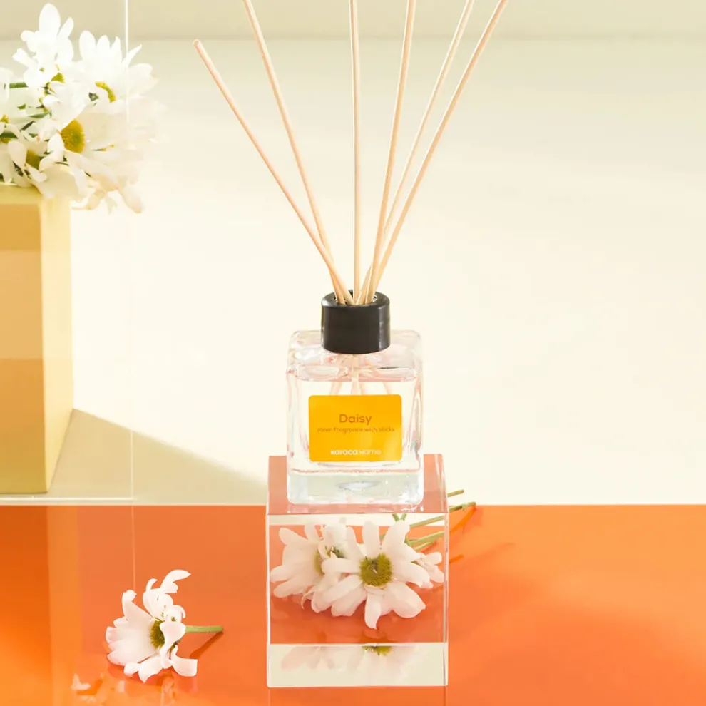 Karaca Home Daisy Reed Diffuser, 100ml, Yellow