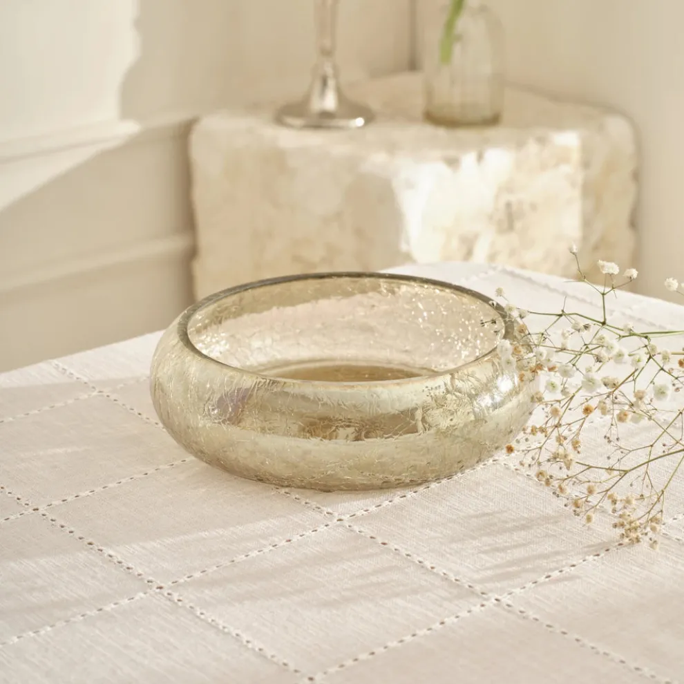 Karaca Home Ella Decorative Bowl, 24x6cm