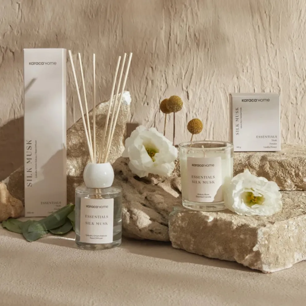 Karaca Home Essentials Silk Musk Reed Diffuser 100ml, Pomegranate Blossom