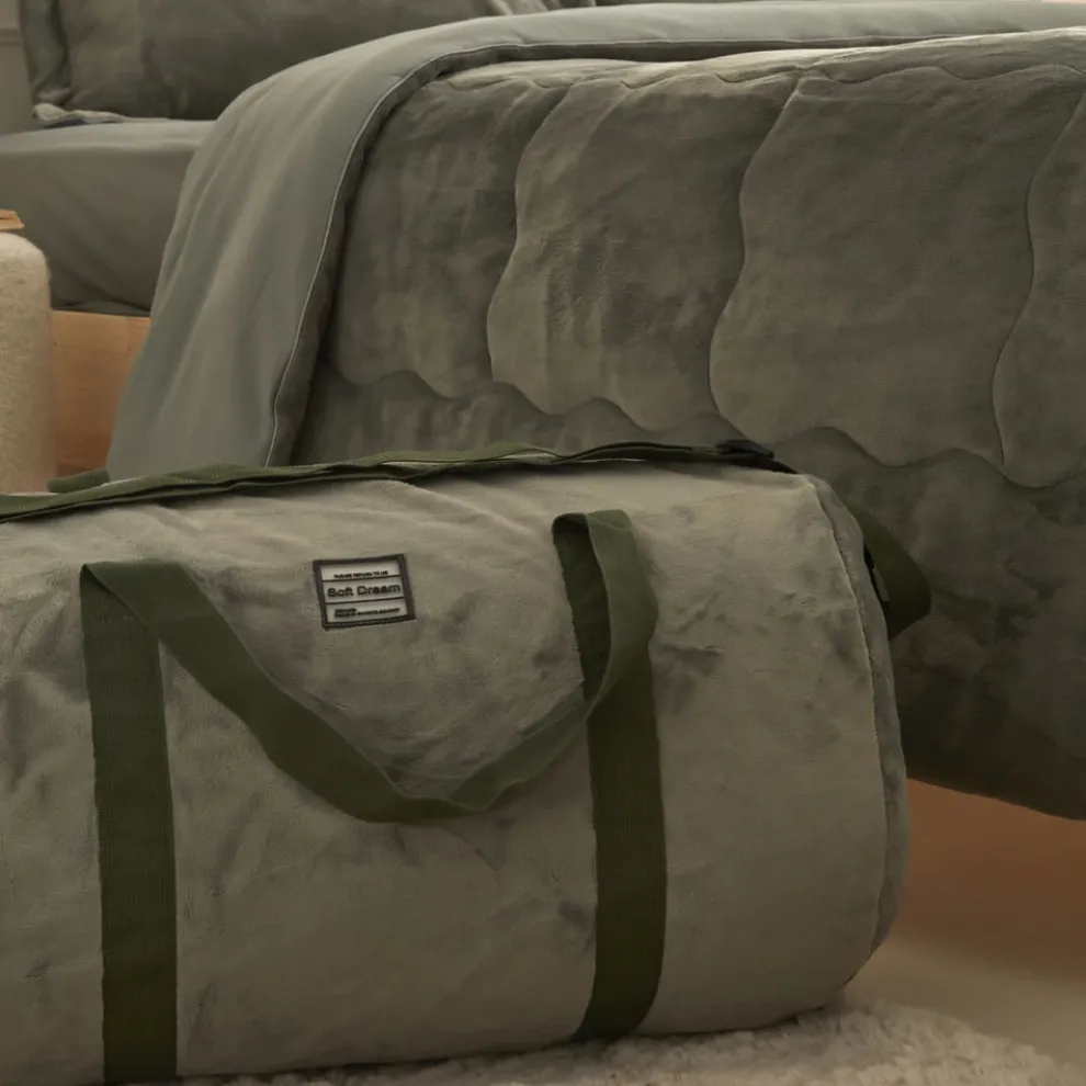 Karaca Home Flufy Comfort Bedding Set, Single, Khaki