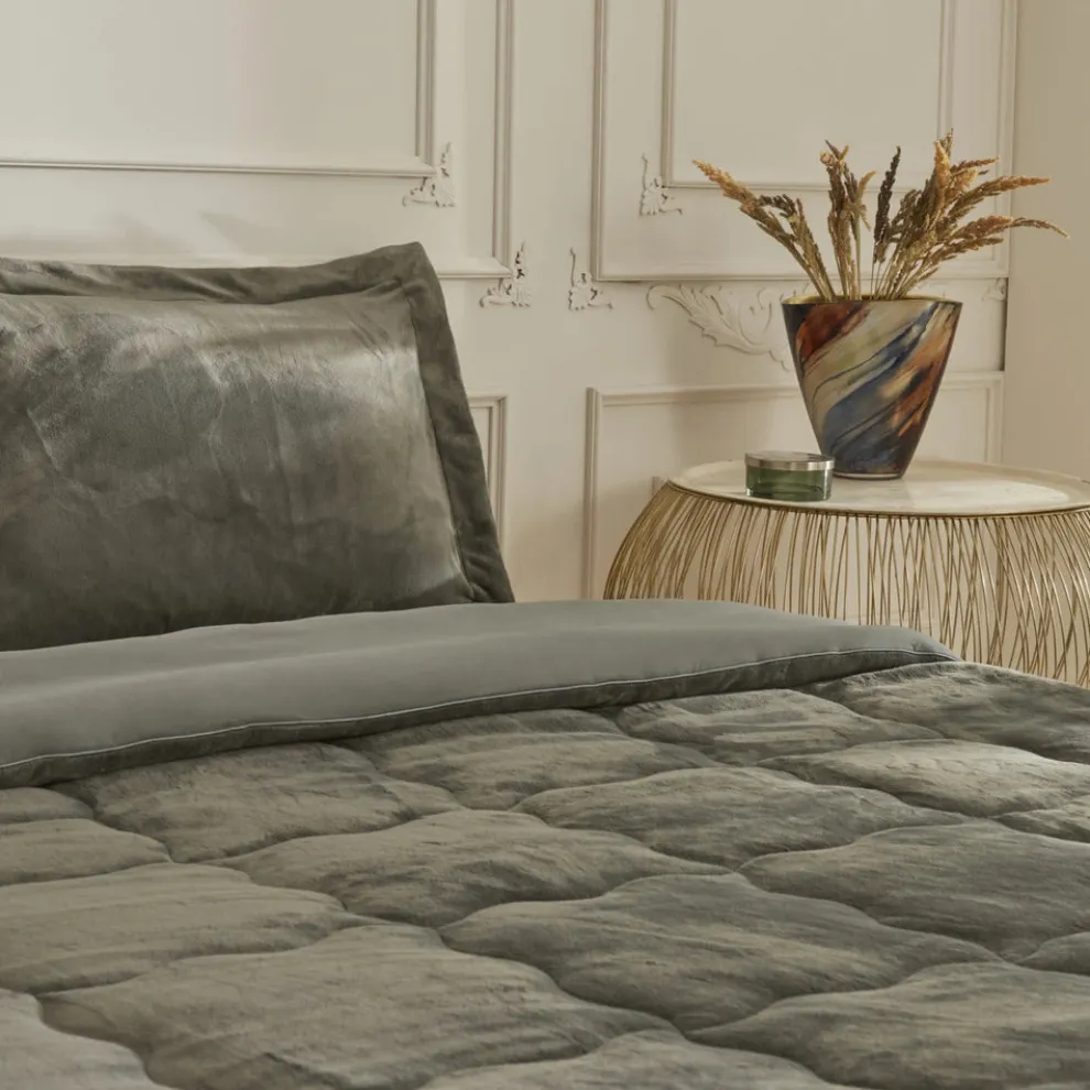 Karaca Home Flufy Comfort Bedding Set, Double, Khaki