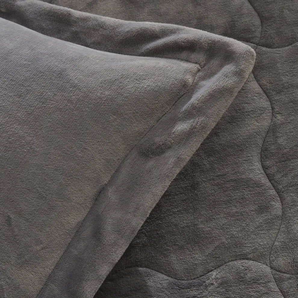 Karaca Home Flufy Comfort Bedding Set, Double, Anthracite