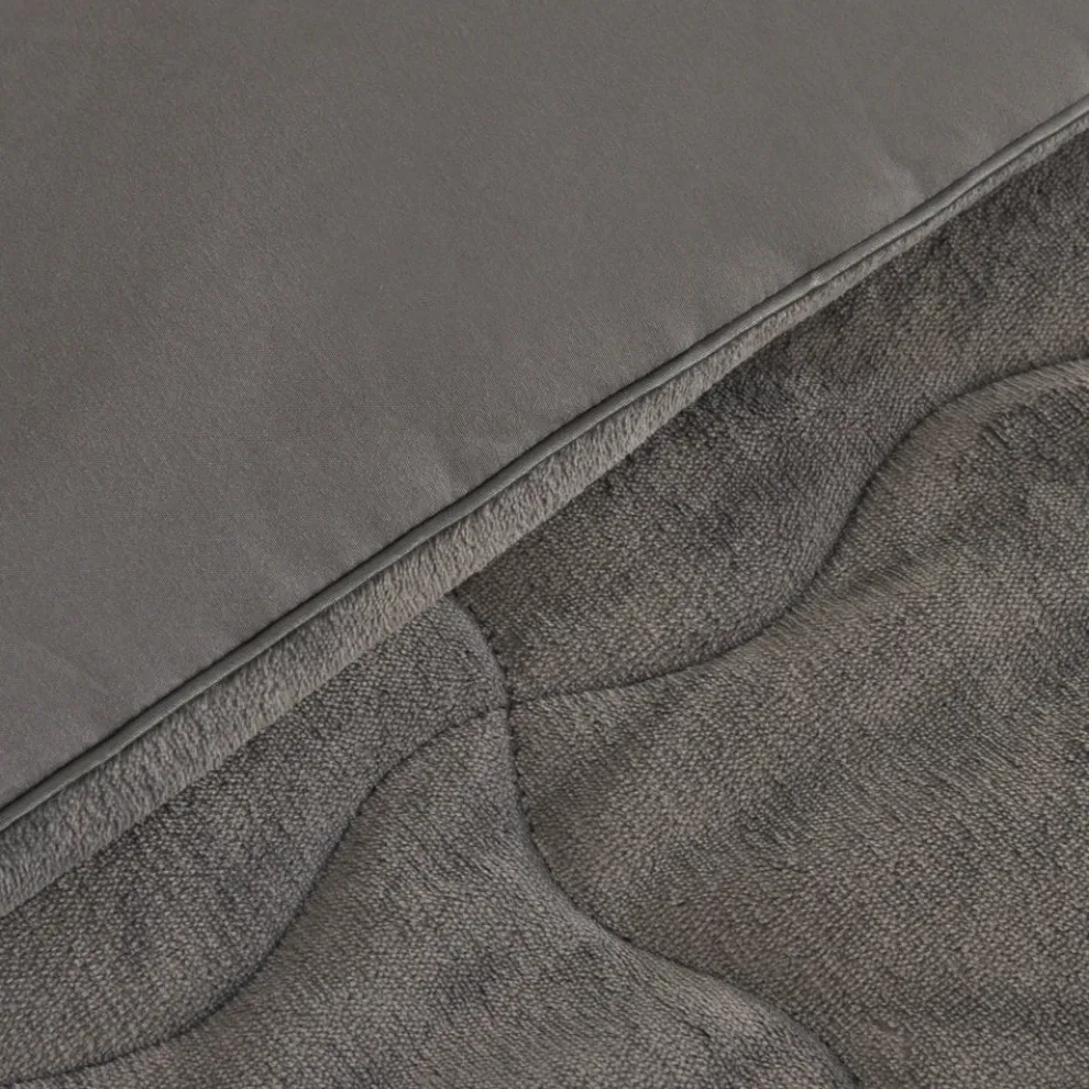 Karaca Home Flufy Comfort Bedding Set, Double, Anthracite
