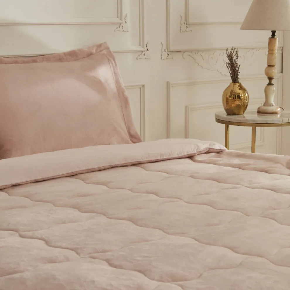 Karaca Home Flufy Comfort Bedding Set, Single, Powder