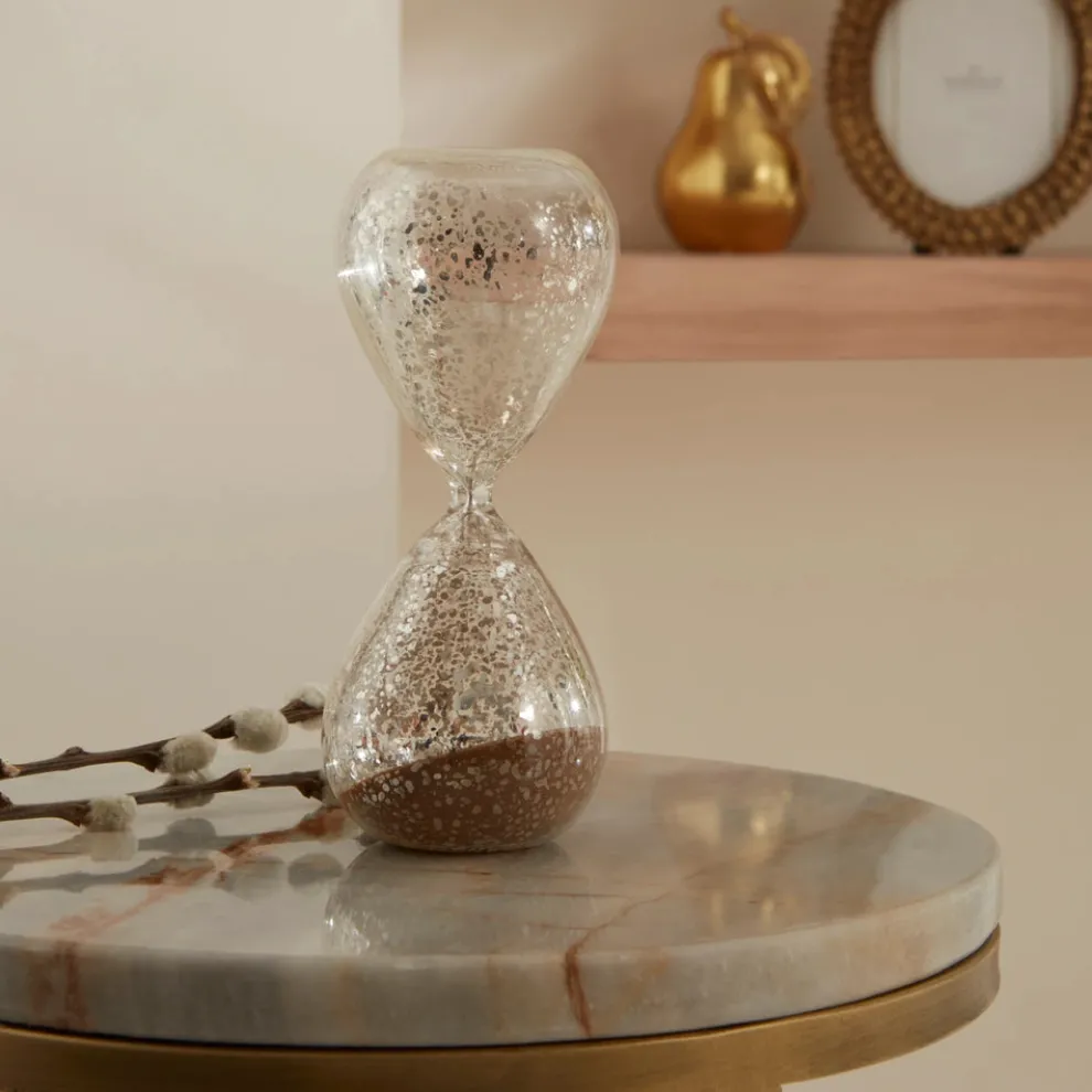 Karaca Home Glitter 15 Min. Hourglass, 8x15cm, Gold
