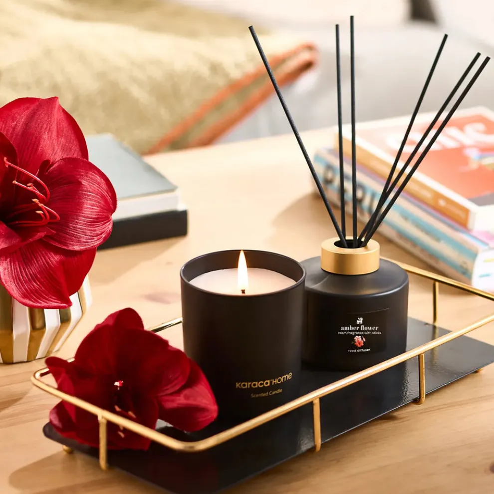 Karaca Home Hibiscus Reed Diffuser, 160ml, Multi