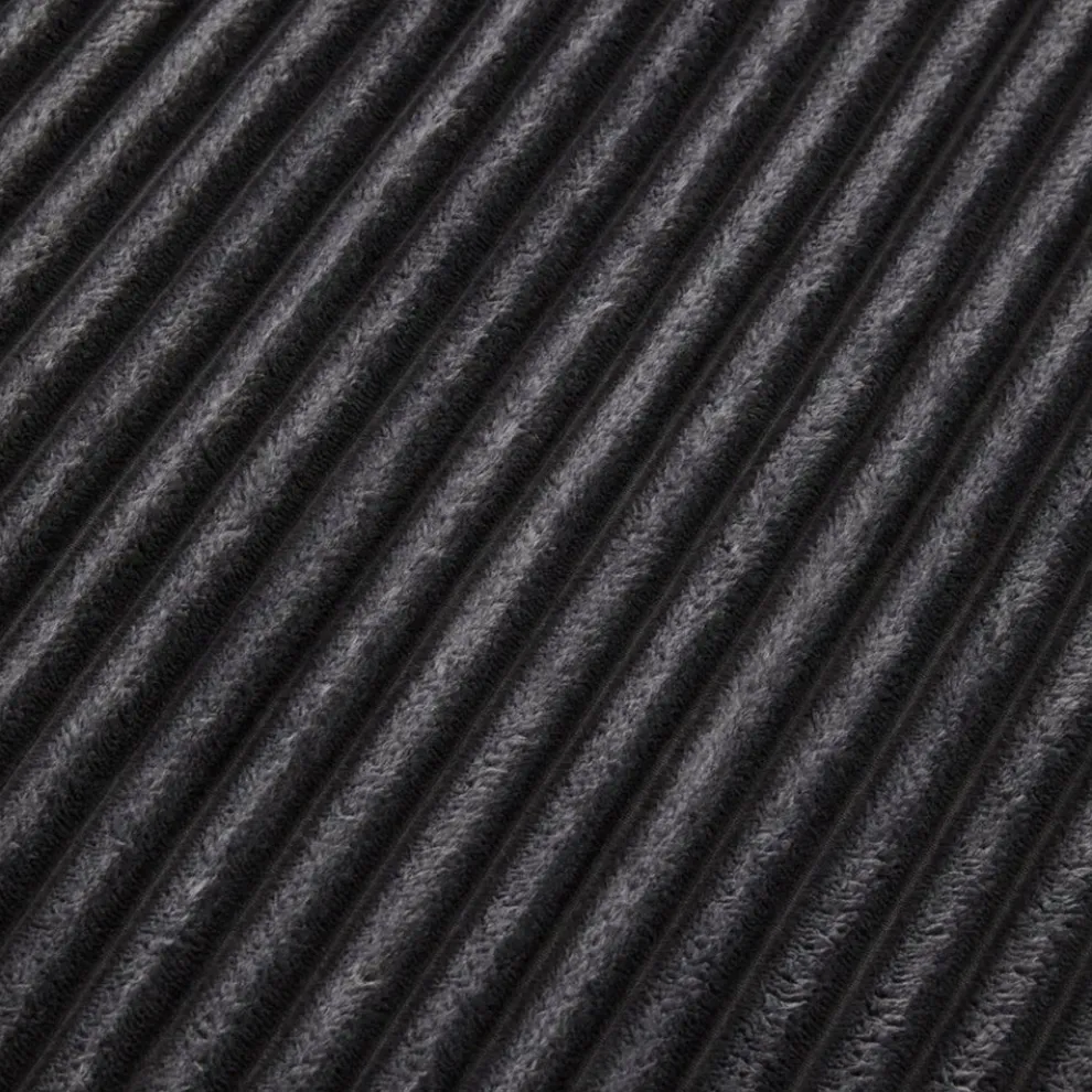 Karaca Home Joena Soft Bedspread Set, Double, Black