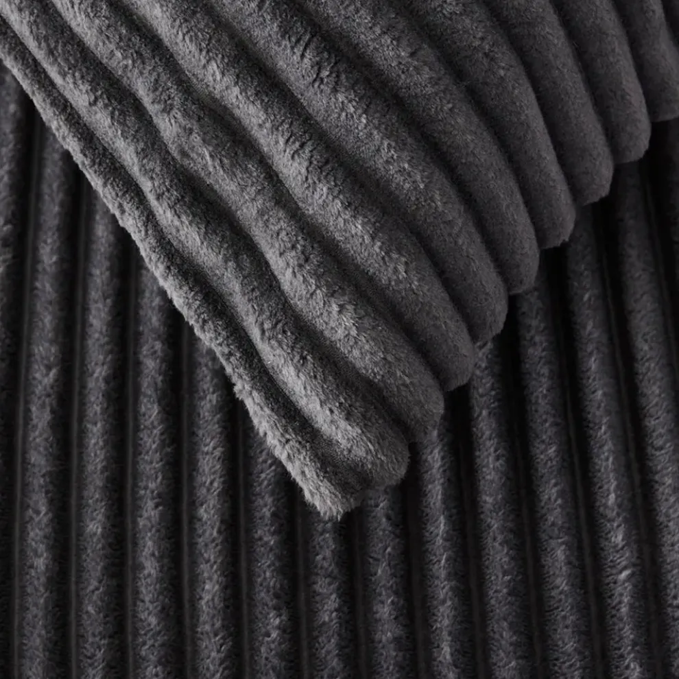 Karaca Home Joena Soft Bedspread Set, Double, Black