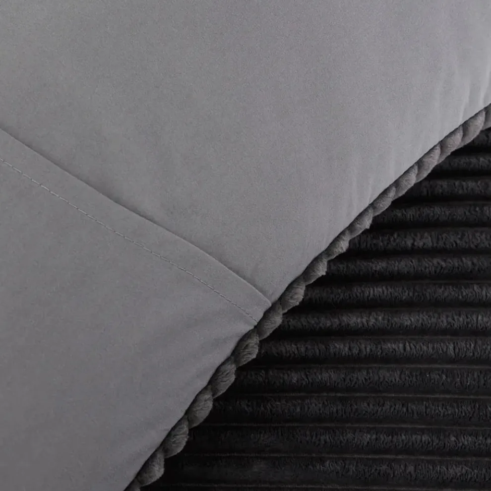 Karaca Home Joena Soft Bedspread Set, Double, Black