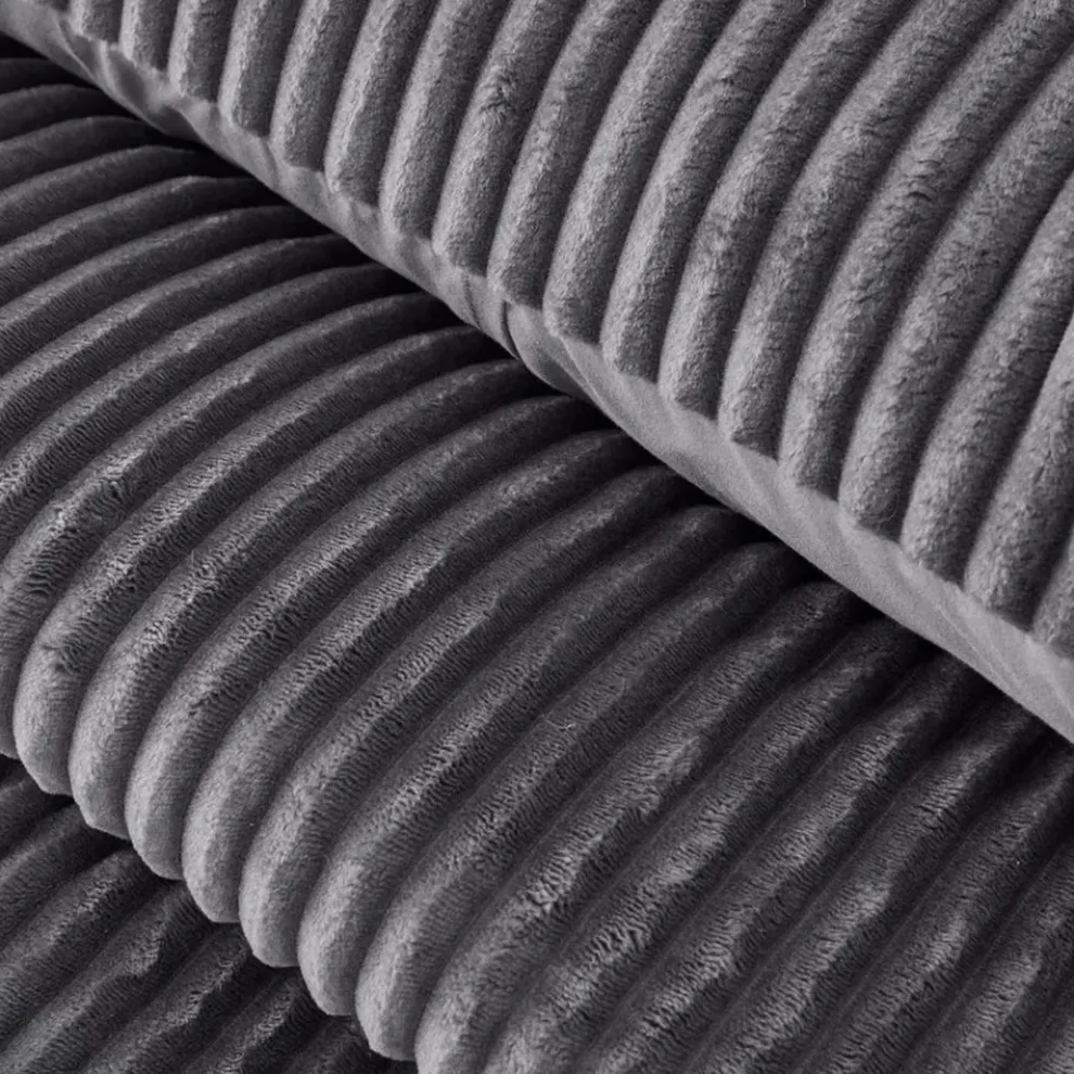 Karaca Home Joena Soft Bedspread Set, Single, Grey