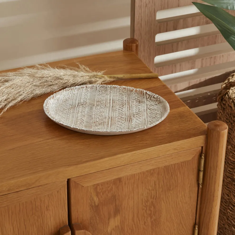 Karaca Home Liara Decorative Plate, 22x15cm