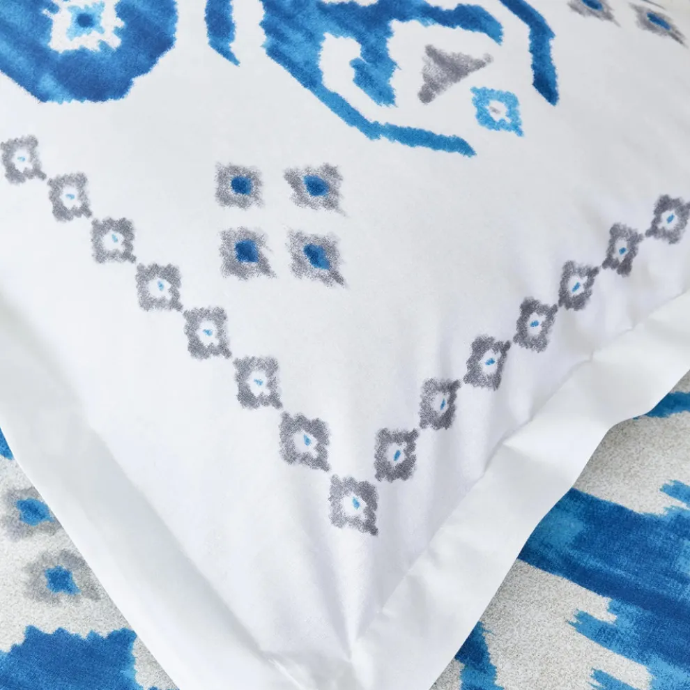 Karaca Home Neos 100% Turkish Cotton Duvet Cover Set with Bed Sheet, Double, Multi