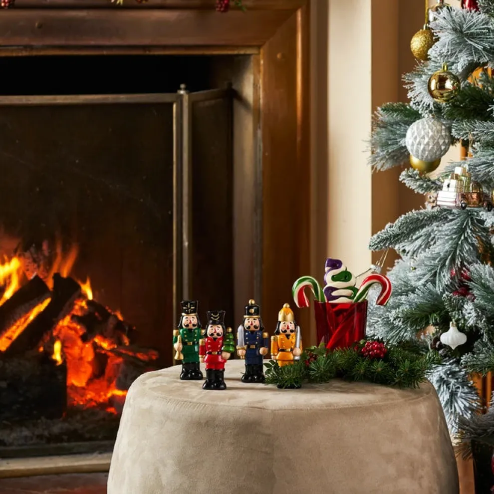 Karaca Home New Year Nutcracker Figurine, 12cm, Red