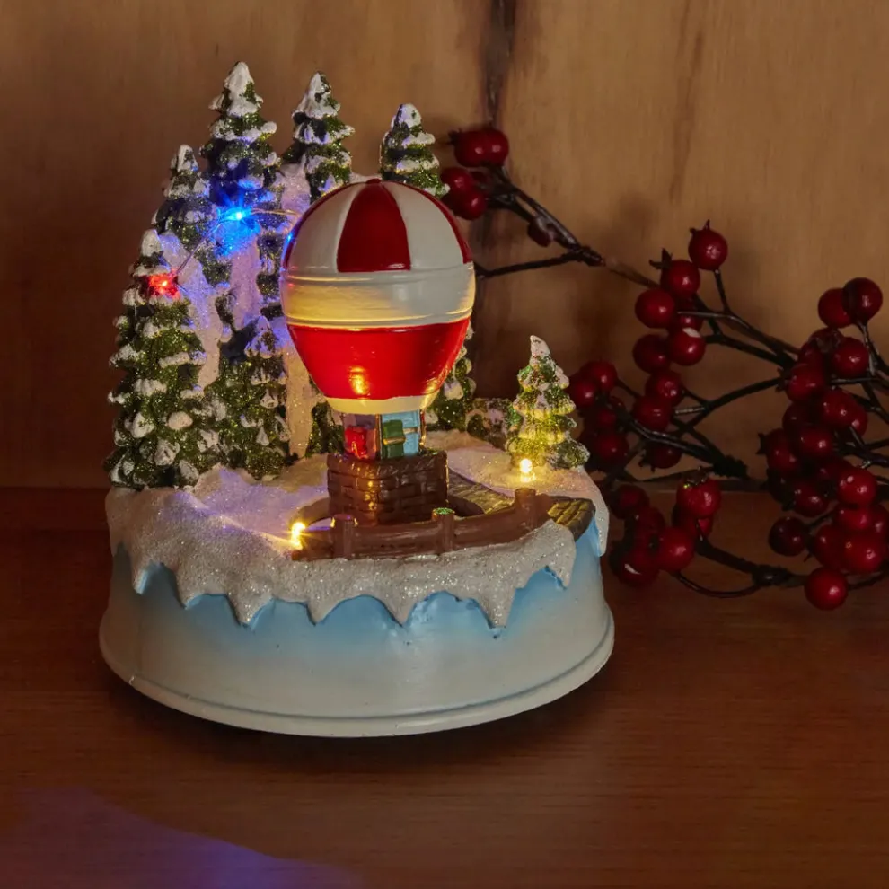 Karaca Home New Year Led Light Trinket, 13cmx13cmx15cm, Multi