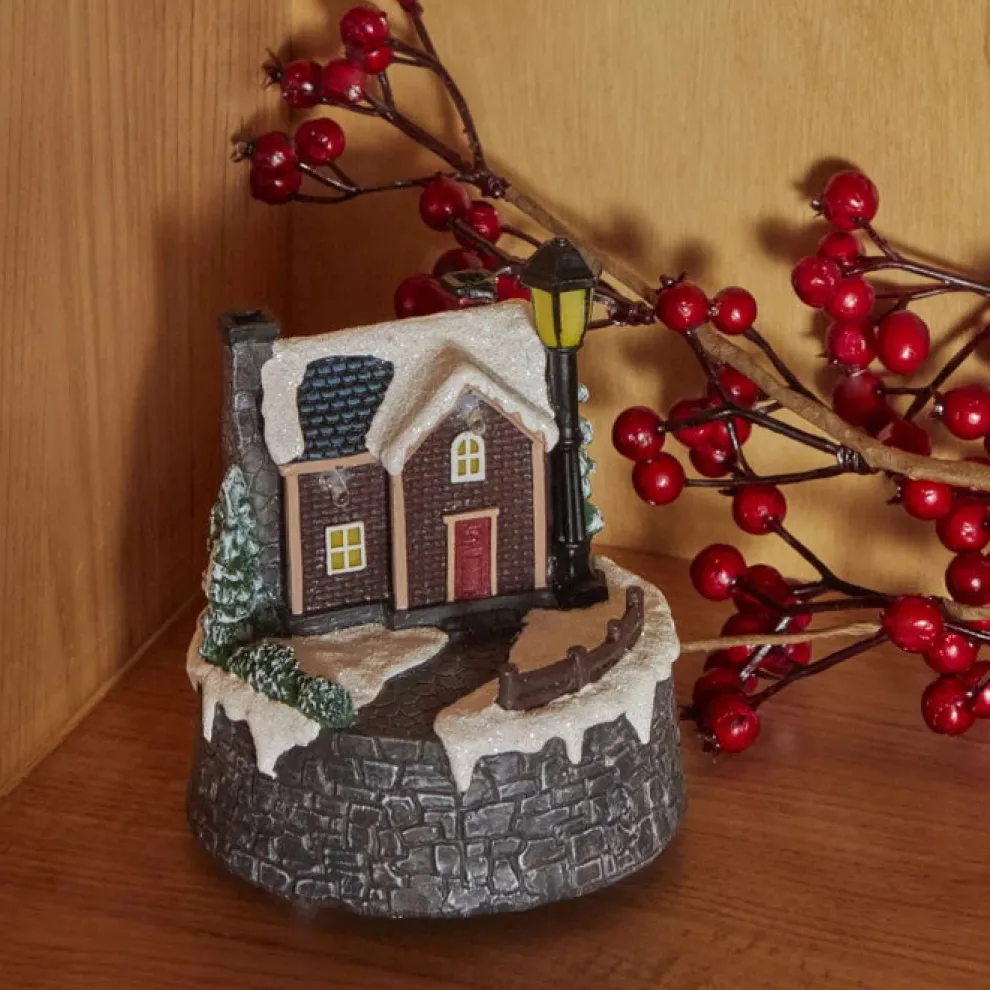 Karaca Home New Year LED Lighted Christmas House, Multi